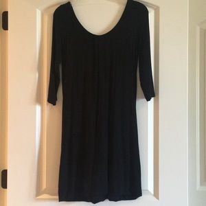 Black cotton dress